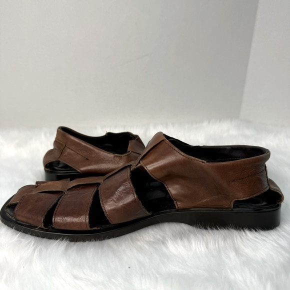 To Boot New York Fisherman Barbados Adam Derrick Leather Italy Sandals - Picture 5 of 11
